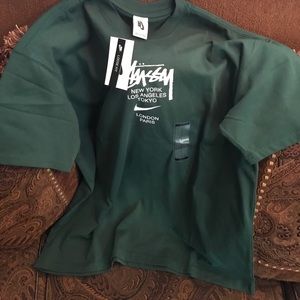 Stussy x Nike Gorge Green International Tee